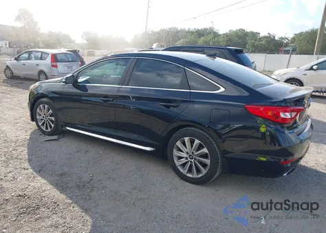 2017 Hyundai Sonata Sport из США, поврежденный, VIN 5NPE34AF3HH578518